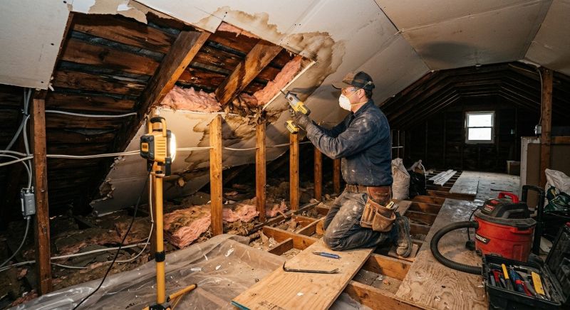 Attic Water Damage Repair in Littleton, CO