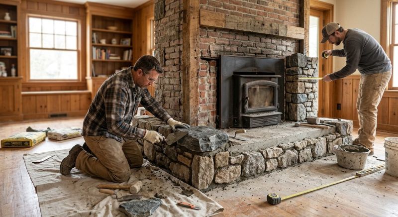 Hearth Installation in Charleston, SC