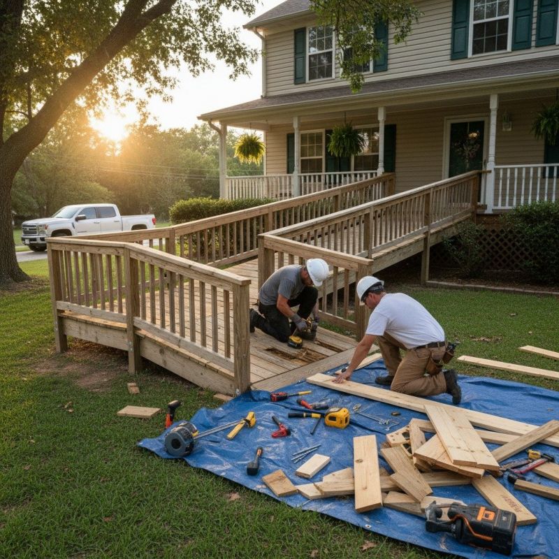 Wood Ramp Repair in Denver County, CO